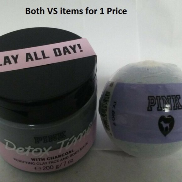 Victoria's Secret Other - SOLD - MORE in clost pink 2 pc clay all day detox